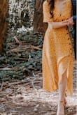 As others said, this is a little large in the bust if you have a small chest! It fit everywhere else but was a little baggy up top. Overall looked ok and I bet it could be tailored to be perfect. Color is great and I love the button detail. - Laura B.