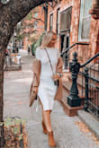 Soft fabric, very comfortable to wear. Got tons of compliments. Perfect weather dress - have one in white and light pink. Highly recommended! - Malgorzata S.
