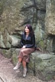 After reading all the reviews, I ordered L and M so, I could choose one since returns are so easy. I kept M even the sleeves are a bit tighter than I wanted, it just looks so much better on me than a large size. Great quality material. - Svetlana C.