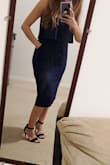 Love this dress, it fits perfectly. Very classy and elegant. - Sandra B.