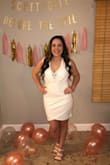 Great dress! I bought this for my bachelorette & it was amazing! The material is great quality & is thick so no worries about it being see-through. I did get a bralette to go underneath because it showed way too much cleavage for me. The lace gave it such a great look though! I felt so beautiful & sexy yet classy in this dress, would definitely recommend! - Ciera C.