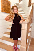 The dress flows so comfortably. Most definitely could be dressed up or down! - Heather S.