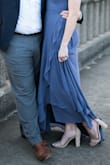 I love these! I bought for my engagement shoot! They make my feet look so flattering and are very comfortable. However, I did get blisters where the straps were on my ankle. - Sarah N.