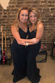 I wore this dress in forest green for a ball. My roommate ended up wearing the same dress and we didn't even plan it! We received so many compliments! It is a thicker material so I didn't need to wear spanx underneath. It hugs you in all the right ways and the straps are adjustable. I wore a bra but truthfully didn't really need it! I wore 3 inch heels and didn't need to get it hemmed. My roommate is 5'2 and didn't hem hers either, she just wore it a little long! - Sarah N.
