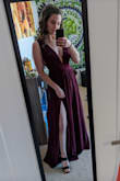 Love this dress! Great quality, and fits very well. I was deciding between a medium and a small, since I've been both sizes in different dresses from Lulu's. After looking at reviews and pictures of others wearing it, I decided on a small and am very happy with that decision. However, it was quite long on me, even with 4 inch heels, and I'm fairly tall. This dress was purchased for my law school's Barrister's Ball, which was ultimately cancelled because of the coronavirus, so I have not gotten to wear it out, but plan on wearing it for next year's Barristers. Can't wait to EVENTUALLY debut this dress to the public! - Addie L.