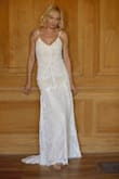 I had a 4 day wedding, with 3 parties, and chose this dress for the ceremony and party. Really nice and easy to wear. I was wearing flats. - Elsa A.