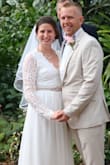 Wedding in a week. Dress was everything my daughter expected and more. Absolutely beautiful and with every penny! - Amber W.
