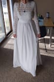 This dress fit me perfectly but was just slightly too long. I made it work by wearing high heels. It was extremely comfortable and everyone loved it! - Hanna E.