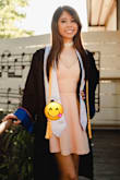This dress is perfect! The color is so pretty, it was comfortable, and fit just right!
I used this dress for my grad pics and it looked so good! Would definitely recommend! - Nicole O.