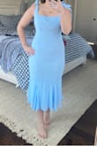 Fits nicely, love the color and length. Super cute for a wedding or summer/spring event. - Caitlin A.