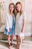 Perfect dress for confirmation.  Simple, conservative and a little bling with the gold zipper on the back! Great find! - Marty O.