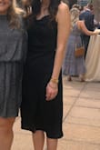 So simple but so elegant. I wore it to a black tie optional wedding. You can easily dress up or down. It is very flattering on and the neck line adds just a little uniqueness! - Mary V.
