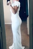 I will wear at my wedding for our dance ! And I totally love it ! It hugs all the curves. Will need to adjust for height reasons - Andrea P.