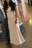 I ordered this dress for a wedding!! It was great quality material and the fit was perfect! It hugged my body in all the right places. - Ashley C.