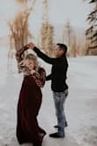 I got my engagement pictures done with it and I got SO many compliments on the dress :) I ordered a medium and I did get it altered cause it was a little big but other than that so perfect! It was really long on me but I liked it like that for the pics :) - Robyn S.