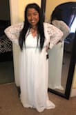 Very comfortable. Perfect dress the only thing is that I have to have the sleeves hemmed just a little since I have little arms. Overall, I definitely recommend! - Edith M.