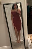 This dress is so flattering and hugs in all the right places. I ordered it for an event, it did come late but I'll definitely be wearing it in the future. - Alyssa H.