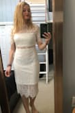 I ordered this last minute in panic as an extra option for a rehearsal dinner dress for my March wedding, because I felt it was more appropriate for the weather and time of year than the other dresses I had at home. I am so glad I did! I got so many compliments and it is so comfortable! I have it in navy as well, love it. - Christie E.