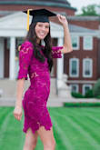 I wore this dress for graduation and absolutely loved it. It fit perfectly! - Iliana J.