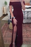 I was a little nervous to order a x-small because I usually will wear a size small in dresses...but I looked @ other reviews and most of the people my size and height had ordered a x-small so I just took a shot! I love it! It isn't too long personally I love how long it is and I have a little room too breath, bend over, and move! Definitely recommend! - Thiessen M.