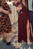 Dress was great wore it to a wedding. It was actually really long on me but of I washed it, the length was perfect. - Travell W.