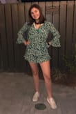 I loved this romper. Bought it for St Patrick's since it's green and can't wait to wear again. Super flattering and cute! - Aly K.