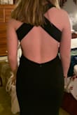 This dress is so well made and fit like it was made for me. I wish it had a slit but other than that it was perfect. I'm just sad I will not get to wear it because Prom was cancelled. - Juli B.