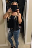 Love this shirt so much!! Love it with jeans and heels. - Liz L.