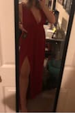 Super great quality dress. Would size up, I bought my normal size of a medium then had to return and order a size up (large). Overall a great dress though and is going to be great for my senior prom! - Kimberly H.
