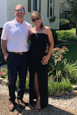 Got this dress for a wedding, it was comfortable, it stayed on place, material is a bit heavy, which is great as it is very forgiving! - Kremena B.