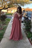 Love the dress, fits perfectly!
The color is amazing and is very comfortable - Olga Y.