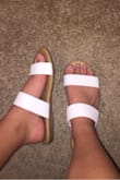These sandals first and for most are STUNNING!! You can wear them causally with ripped jeans and a basic tee or spice it up with a perfect floral dress for spring!!! Secondly, The sandals will COMFORT your foot NICELY!! The soles and the whole bottom of the sandal makes it feel like you are STANDING ON CLOUDS!! Last but NOT LEAST, the QUALITY of the sandals are incredible especially with the pricing!!! Girl if you are in need of some some cute lil sandals or whatever, no doubt I will recommend these BREATHTAKING & ASTONISHING SANDALS!!!!! - Ellie R.
