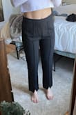 I was excited about these because of all the great reviews, but they did not fit me well at all. I have bigger thighs and a smaller waist so I ordered a medium so they wouldn't be too tight on my legs. They ended up fitting my thighs okay, but they were way too big around my waist and they were a pretty awkward length for someone who has fairly long legs. - Taylor P.