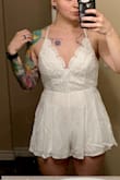 I have a muscular build and am short with a large butt so rompers don't always work out well for me But this is beautiful! - Morgan P.