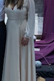 Wore this dress for my Simple ceremony ! It showed a little too much boob but nothing a pin can't Fix! - Cristina D.