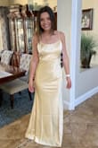 I chose this dress for my bridesmaids to wear and I'm so happy with it because it is a very classy and elegant dress that doesn't look like an average bridesmaid dress - has sizes for all of them! - Amber R.