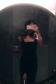 Very flattering dress. Slit isn't too high so it can be worn for work or classy date night. I feel sexy but serious in it. The square cut is my new favorite style of cut now for my broad shoulders. - Sosothabna N.