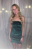 Wore this to a winter formal and it was perfect. Great quality and great fit. I have a really small bust so just had to make sure the dress stayed up but it was perfect! Loved the little lace on the side too! - Sarah S.