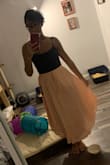 This skirt is so stunning! I am about to order another set in red and black! The color is vibrant and the fabric is smooth and soft. Perfect for our Florida heat! - Nicole M.