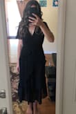New favorite dress! It's beautiful and comfortable. Wish they had a couple more color options as I'd love this in emerald green or a dark purple. I tried the rose colored dress in this style but unfortunately, the color just washed me out. - Molli B.