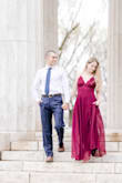Other than the fact that the dress is long and I had to get it hemmed, it was perfect for our engagement photo shoot. It fits perfectly in all the right places and is really cute and flowy :) - Jayna R.