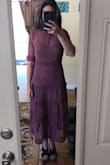 Nice dress and I like how it's a little see through at the bottom. I'm not sure I like how it looks on me, but if this is your style it's a nice dress and feels comfortable. - Molli B.