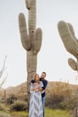 I got this dress to wear for our engagement photoshoot. The dress is super comfortable and flowy. It's a bit low cut, but I kept everything in place with some garment tape. This dress definitely runs large; I'm typically an XS but it was too large. I sized down to an XXS and it was perfect! - Bernadette W.