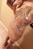 The dress is so pretty, no sequins missing/or any issues with them falling off. It is very classy and hugs the body really well (not too loose, not too tight) and is a perfect length. I've ordered many dresses for lulus and this is one of my favorites. - Melissa M.