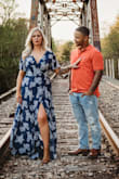 I absolutely love this dress! I recently had a baby so I felt like it was very flattering. The way it's made, it only hugs the right spots! I am in a size 10 right now. I could have gone with a medium but the way the dress is made I was able to get away with the large. It looked exactly like the picture, I am very pleased! - Morgan H.