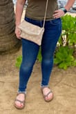 I wore this for my rehearsal dinner and I think every single person commented on how much they loved it! It's stylish and has a lot of space! - Sarah O.