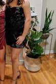 Loved this! Wore it for NYE! Runs a little short which is saying something because I'm 5'3". - Caroline C.