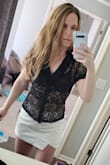 I never take the time to write reviews, but I just LOVE this piece! I haven't actually got to wear it out yet, but I have tried on a few different times. This skort is extremely comfortable and "moves" with you. I think this piece can easily be dressed up OR down, which is a plus. Great quality (especially the zipper) and not see-through (I ordered the white). I have been telling my friends they need this piece in their wardrobe! - Lindsay W.