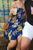 Can dress up or down. Very comfortable. Material falls beautifully. The thread came loose after 2 washes which is unfortunate. Perfect dress to toss on and feel great instantly. - Natsumi