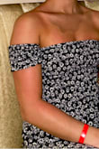 This dress can be worn without a bra. It's super comfortable and flirty. I love it for the beach, vacation, date night, or GNO. - Alyssa G.